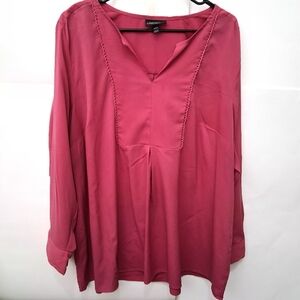 +3🔵Lane Bryant Women's Rose Blouse